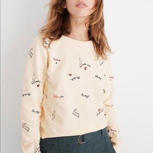Madewell Embroidered Sweatshirt